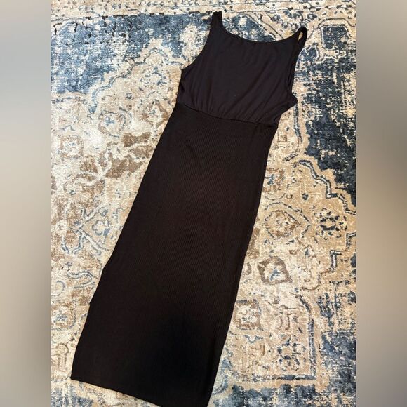 Seraphine Ribbed knit midi sleeveless nursing dress size 4 - Picture 7 of 7